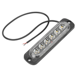 Faro Rectangular 12 V - 24 V 6 Leds 9 W Blanco Frío
