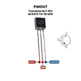 Transistor BC547C Pequeña Señal