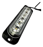 Faro Rectangular 12 V - 24 V 6 Leds 9 W Blanco Frío