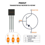 Transistor BC557C Pequeña Señal