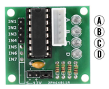 Módulo Controlador de Motor a Pasos ULN2003 sin Motor