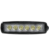 Faro Rectangular 12 V - 24 V 6 Leds 18 W Blanco Frío