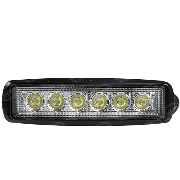 Faro Rectangular 12 V - 24 V 6 Leds 18 W Blanco Frío