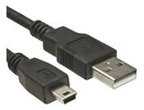 Cable 0.80 m Plug USB-A a Plug Mini USB-B 5 Pines
