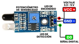 Módulo Sensor Infrarojo Detector de Obstáculos