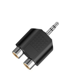 Adaptador "Y"  Plug 3.5 mm Estéreo a 2 Jack RCA