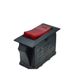 Switch Balancín 20A/125V 16A/250V  1 Polo, 1 Tiros, 2 Posiciones Enclave (ON-OFF) Iluminado Rectangular Reset