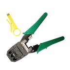 Pinza Telefónica para Conectores RJ11, RJ12 y RJ45 con Accesorio Pela Cable