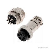 Juego de Conectores Macho-Hembra 5 Pines para Micrófono de Banda Civil 705-682