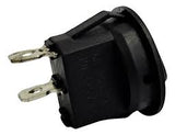 Switch Balancín 10A/125V 6A/250V 1 Polo, 1 Tiro, 2 Posiciones Enclave (ON-OFF) Redondo Negro SWY-105C