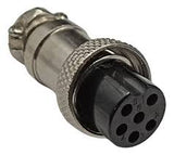 Juego de Conectores Macho-Hembra 6 Pines para Micrófono de Banda Civil 705-683