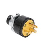 Clavija Eléctrica Monofásica Polarizada Aterrizada con Abrazadera