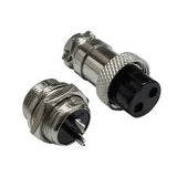 Juego de Conectores Macho-Hembra 2 Pines para Micrófono de Banda Civil 705-678