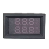 Voltímetro y Amperímetro Digital de Carátula 100 V 10 A