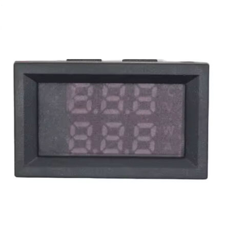 Voltímetro y Amperímetro Digital de Carátula 100 V 10 A