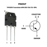 Transistor TIP3055 Potencia