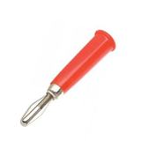 Plug Banana Plástico Soldable Rojo y Negro