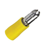 Terminal Eléctrica Macho Redonda .156 mm para Cable 12-10 AWG con Forro