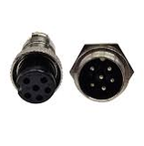 Juego de Conectores Macho-Hembra 6 Pines para Micrófono de Banda Civil 705-683