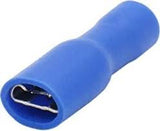 Terminal Eléctrica Faston Hembra 1/4" para Cable 16-14 AWG con Forro Grueso Aislada