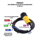 Sensor de Proximidad Infrarojo E18-D80NK