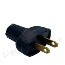Clavija Eléctrica Monofásica no Polarizada no Aterrizada Ovalada