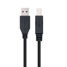 Cable 1.5 m Plug USB-A a Plug USB-B