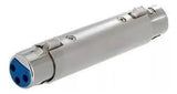 Adaptador Jack Cannon (XLR3) a Jack Cannon (XLR3)