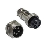 Juego de Conectores Macho-Hembra 5 Pines para Micrófono de Banda Civil 705-682