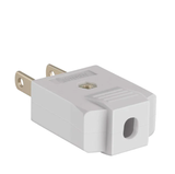 Clavija Eléctrica Monofásica no Polarizada no Aterrizada Blanca