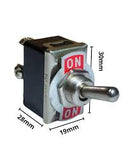 Switch Palanca 10A/125V 6A/250V 2 Polos, 2 Tiros, 2 Posiciones Enclave (ON-ON) Grande