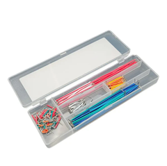 Kit con 140 Alambres Tipo Jumper para Protoboard