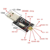 Módulo Convertidor de USB a Serial TTL CH-340