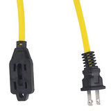 Extensión Eléctrica 5 m Calibre 2X16 AWG Uso Rudo