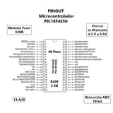 PIC18F4550-I/P CMOS Microcontrolador Microchip
