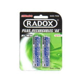 Juego de 2 Baterías Recargables AA 1.2 V 1800 mA NiMh