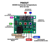 Módulo Termostato con Sensor de Temperatura y Display W1209