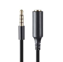 Cable 1 m Plug 3.5 mm a Jack 3.5 mm 3 Bandas