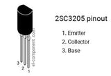 Transistor 2SC3205 Pequeña Señal