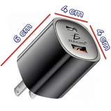 Cargador de USB para Corriente Alterna 2 Puertos USB -A y USB-C