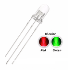 LED 5 mm Bicolor Rojo y Verde Cátodo Común