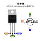 Transistor IRFZ44N Mosfet TO220 CH-N 55 V 49 A