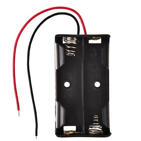 Porta Baterías para 2 Pilas AA con Cable