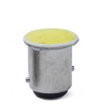 Foco Automotriz Bayoneta 1156 2 Filamentos 12 V LED COB  Fijo/Intermitente Patas Disparejas Blanco Frío