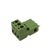 Terminal Block 3 Tornillos 1.1 cm x 1.5 cm x 1.8 cm Verde con Contraparte