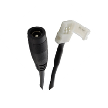 Conector de Alimentación para Tira de LEDs 3528 2 Terminal 8 mm con Jack Invertido 5.1 mm