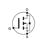 Transistor IRF460 Mosfet Potencia CH-N 500 V 21 A