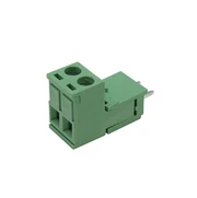 Terminal Block 2 Tornillos 1.1 cm x 1.5 cm x 1.7 cm Verde con Contraparte