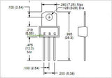 NTE189 Amplificador Alto Voltaje