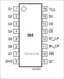 74HC595D,118 CMOS Registro de Almacenamiento